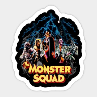 Monster Squad T-Shirt - Classic 80s Monster Movie Apparel Sticker